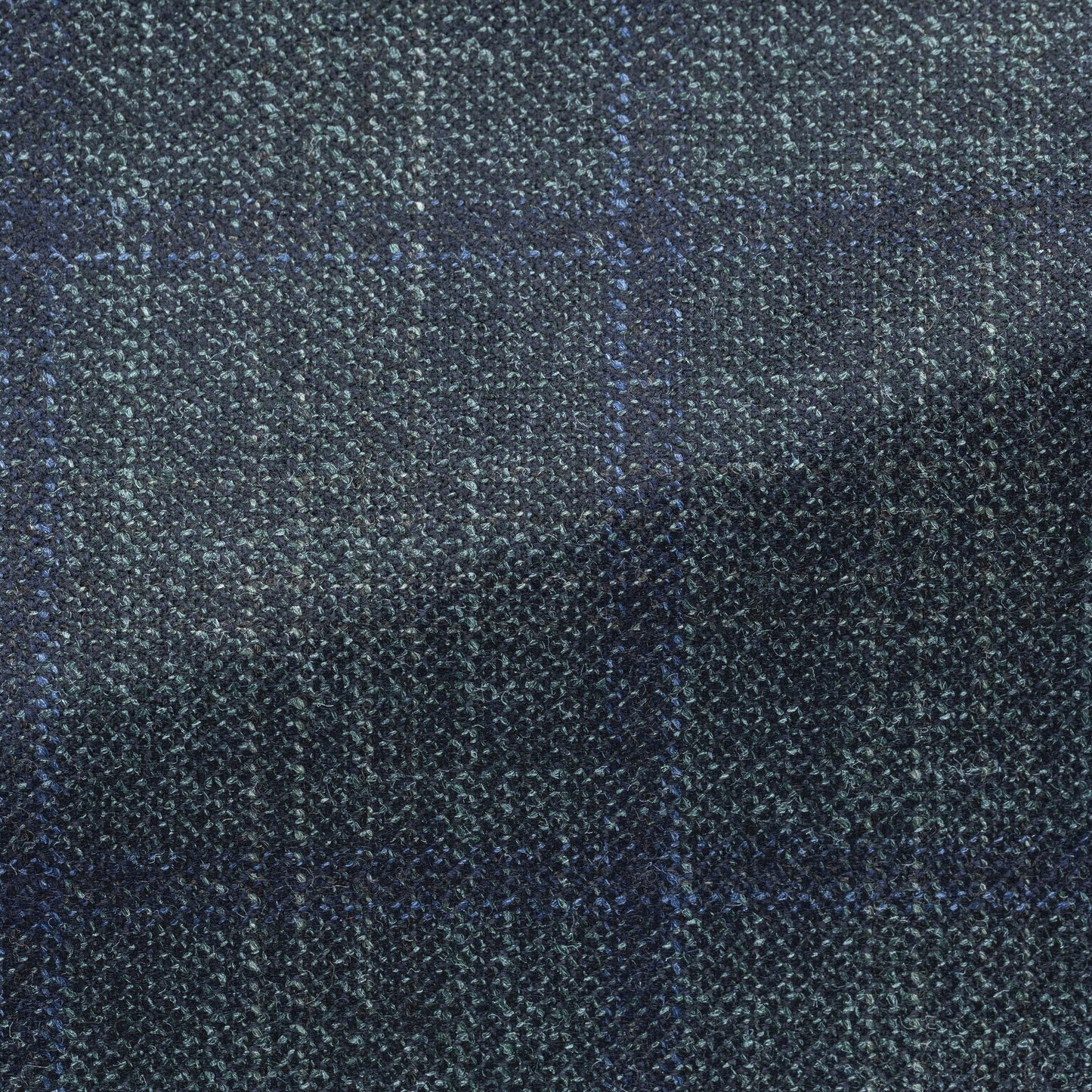 Bottle green wool-silk-cashmere