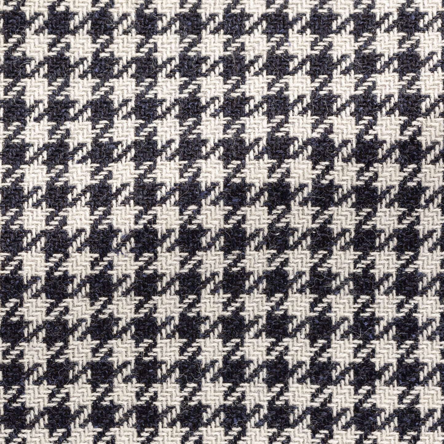 Midnight blue-off-white wool-alpaca-silk