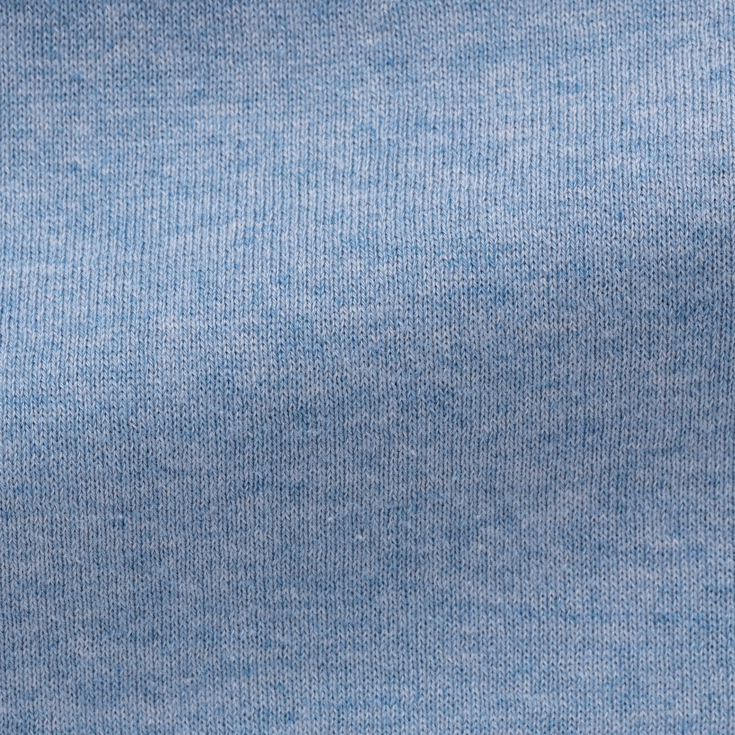 Light denim blue cotton-cashmere
