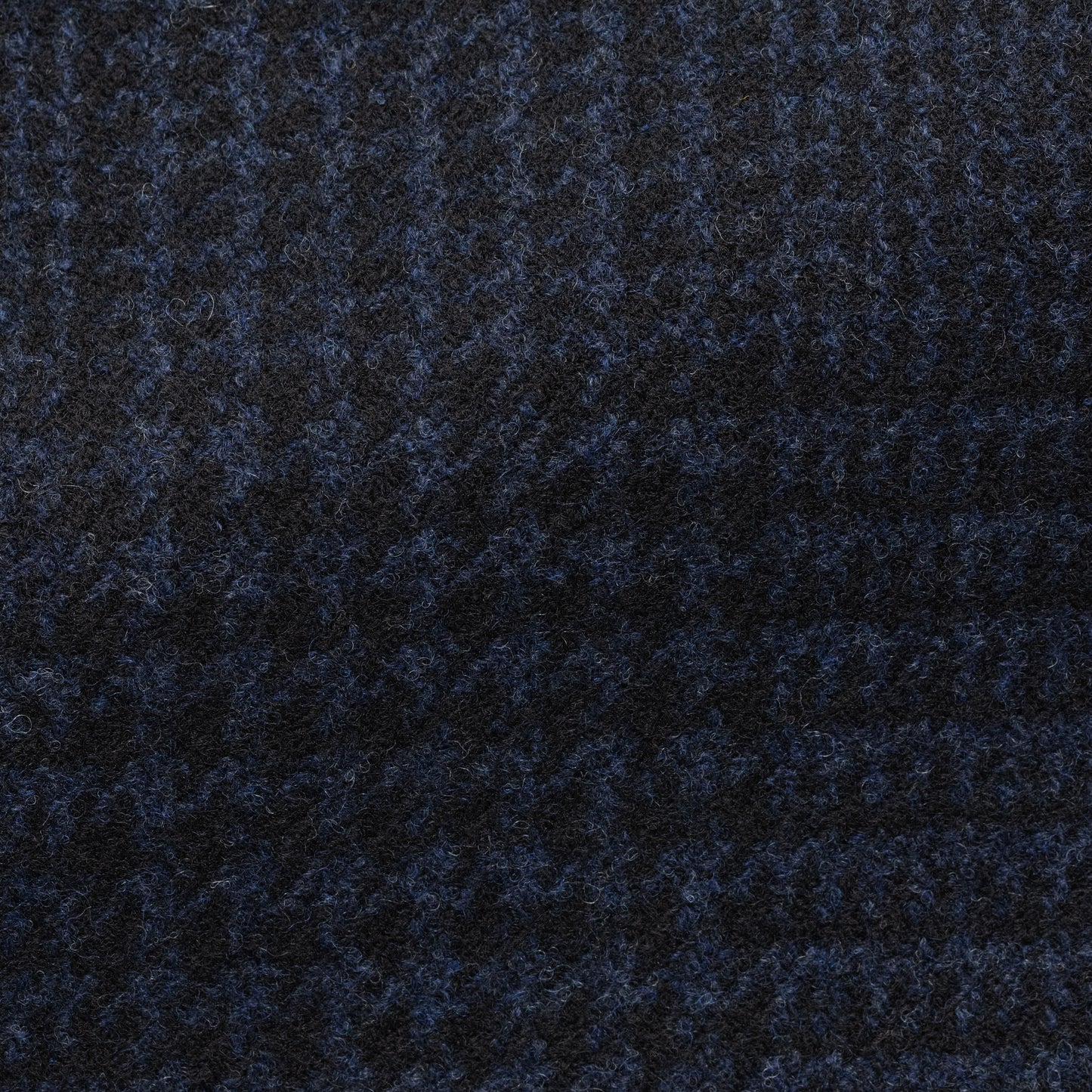 Navy blue wool-cashmere