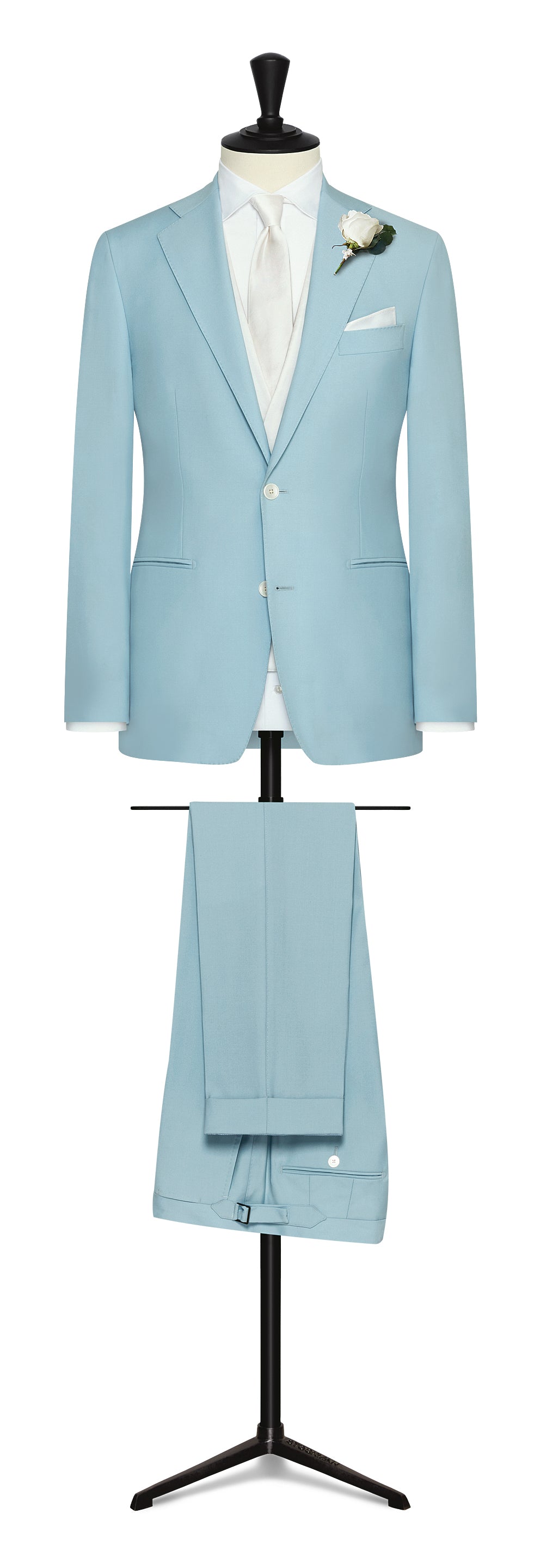 Pastel blue wool