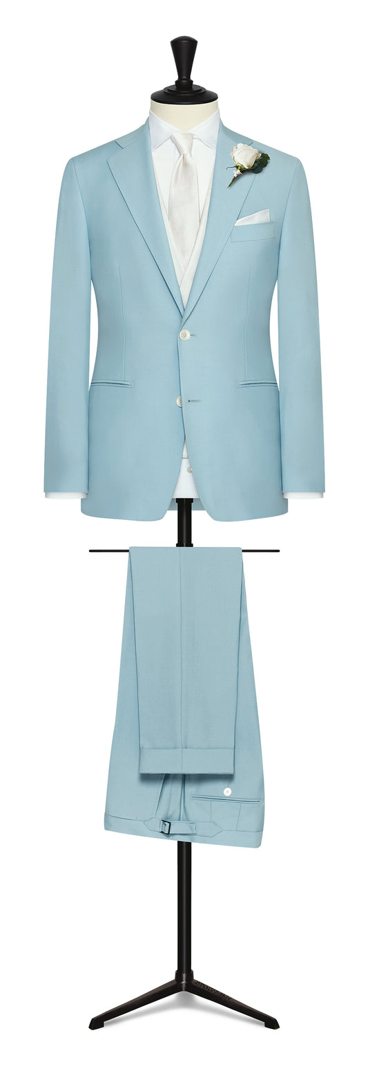 Pastel blue wool