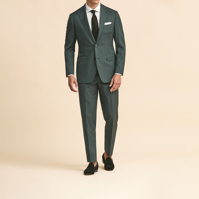 Dark green wool solaro