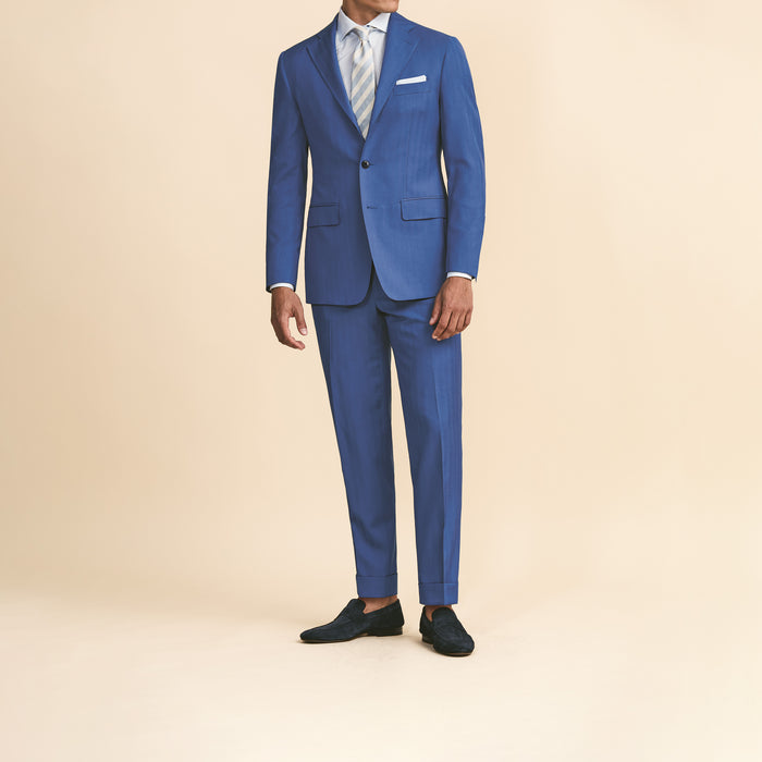 Light blue wool solaro
