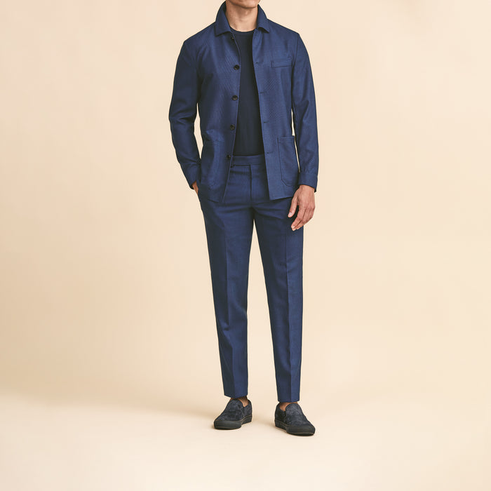 Navy wool
