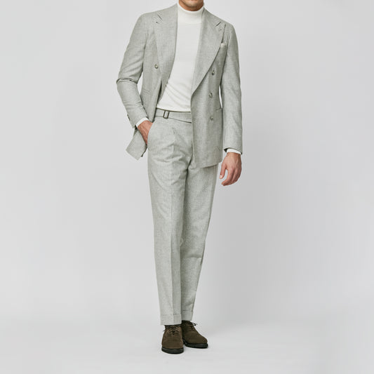 Grey wool-cashmere
