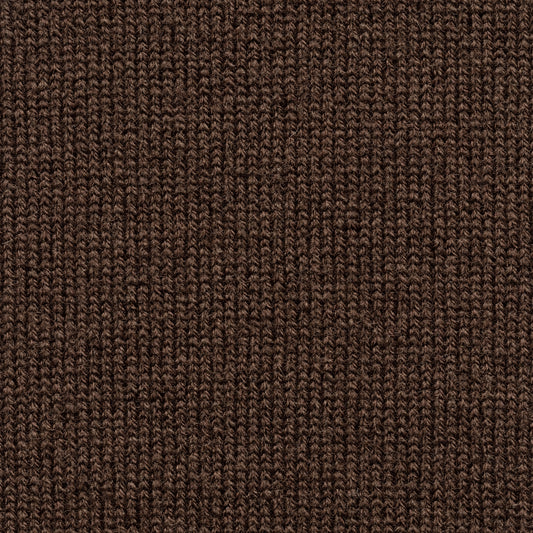 Chocolate brown wool-cashmere