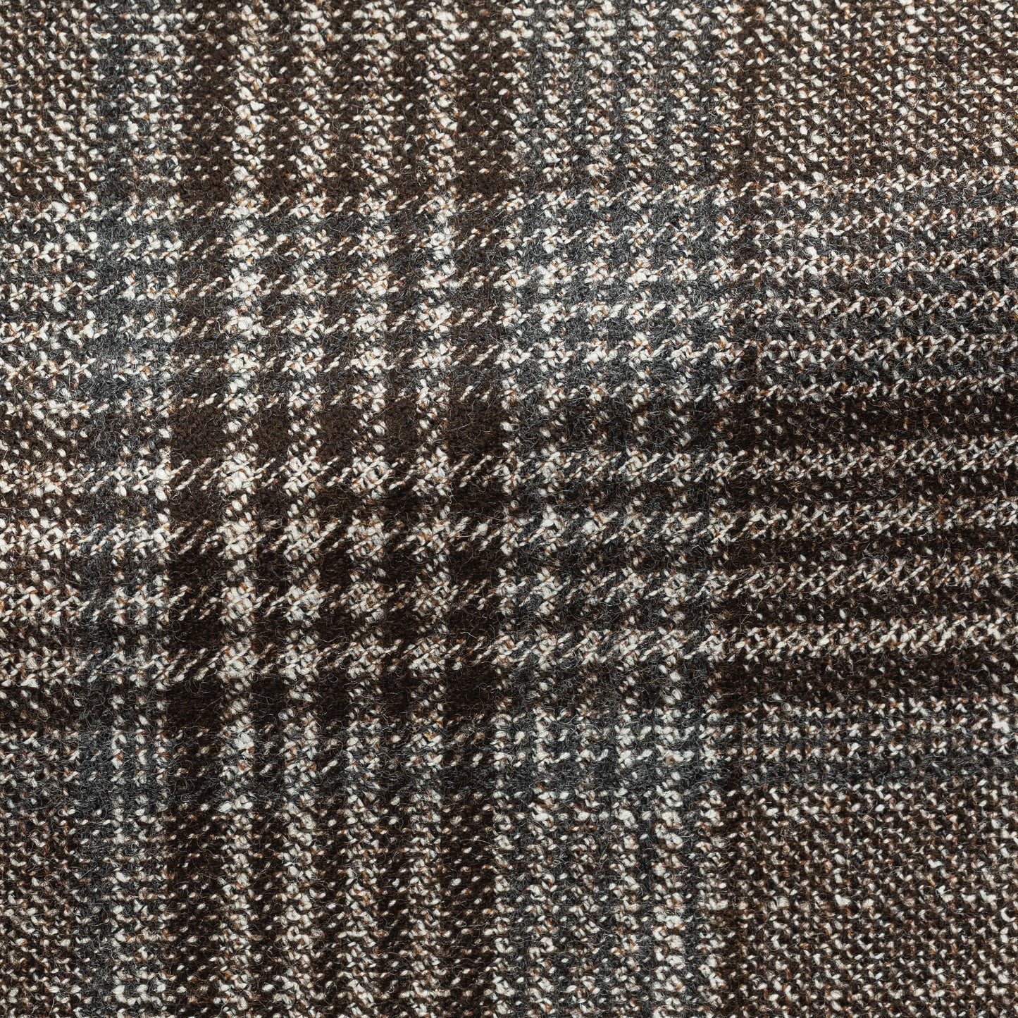 Dark brown wool-silk-cashmere
