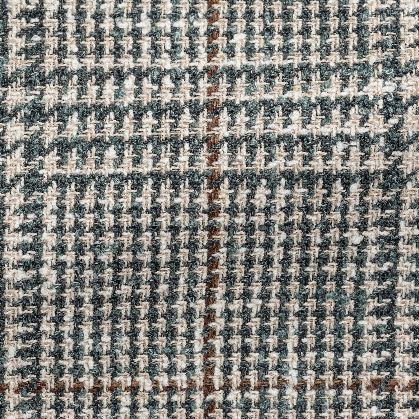 Jade green-beige wool-alpaca-linen