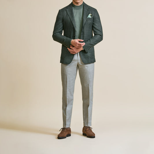 Evergreen wool-silk