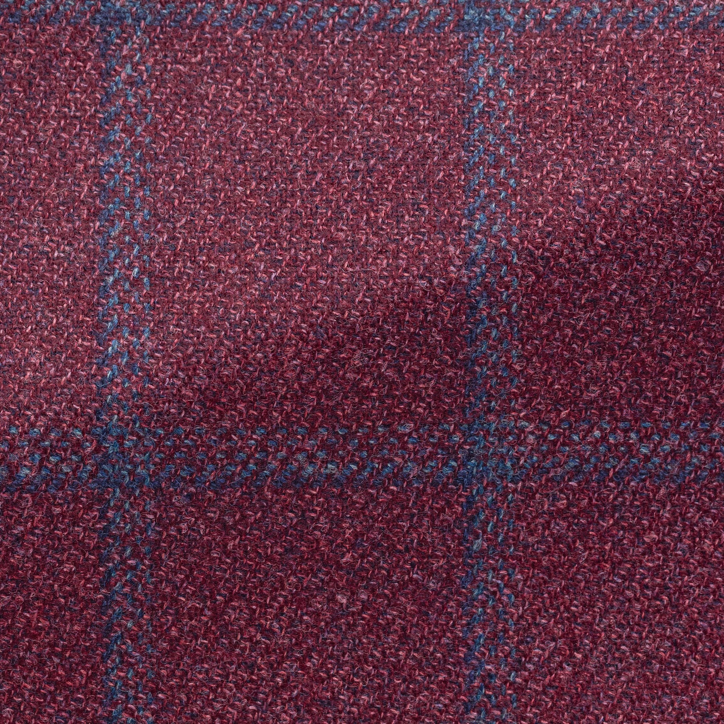 Berry red wool-silk