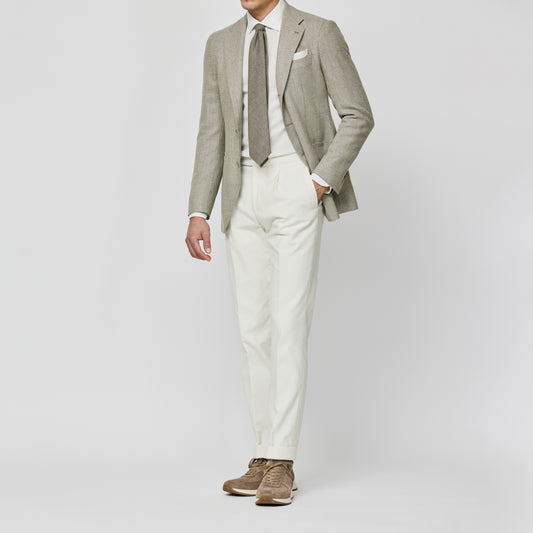 Light grey-taupe wool