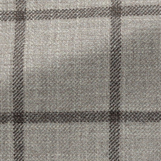 Bone sharkskin wool-silk-cashmere