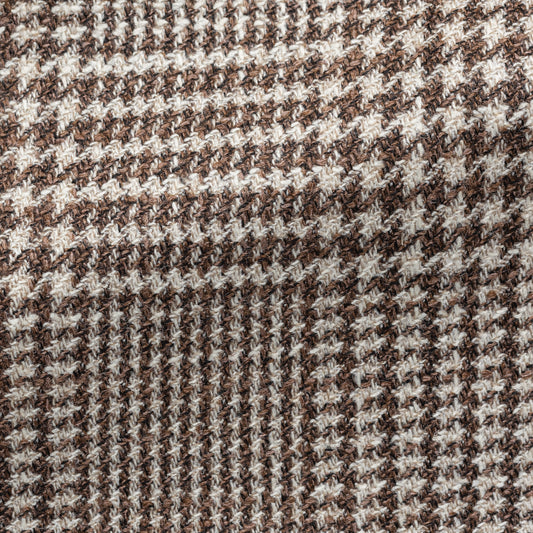Beige-brown wool-silk
