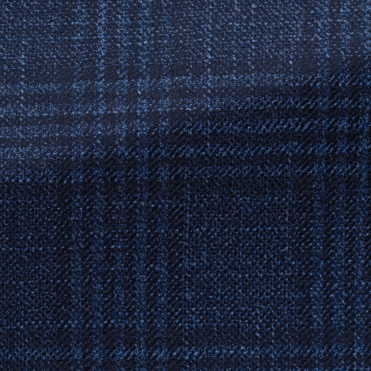 Dark blue wool-silk-cashmere