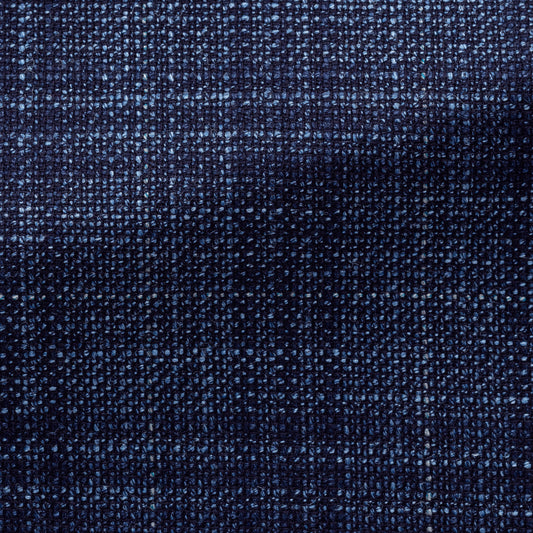 Neapolitan blue-light blue wool-silk
