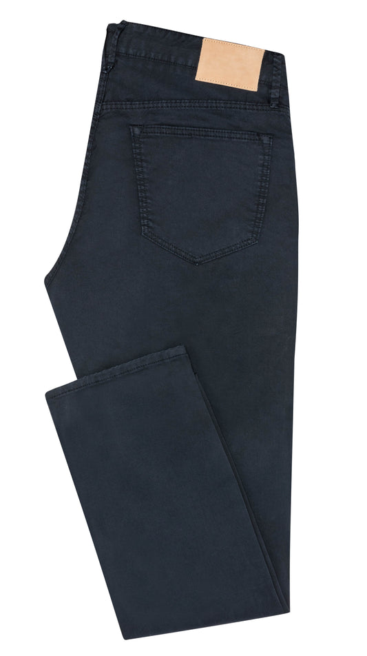Midnight blue fine twill