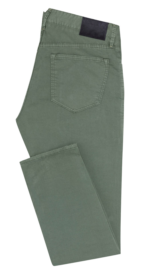 Forest green fine twill