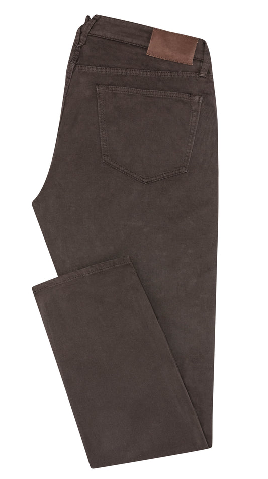 Dark brown broken twill