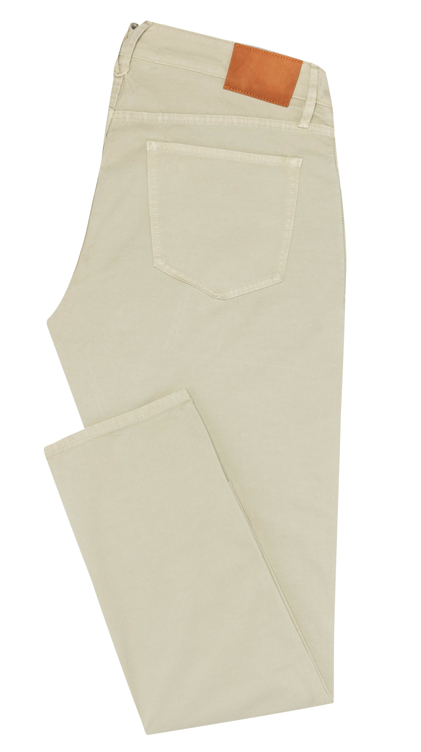 Oatmeal stretch broken twill