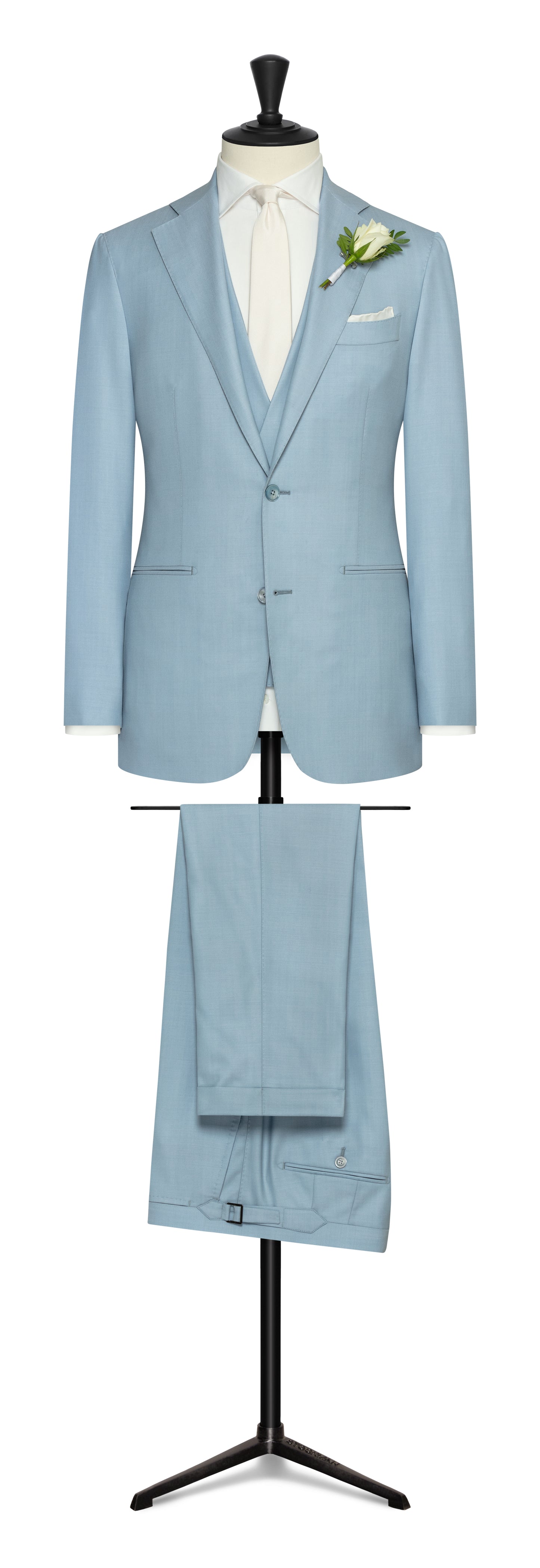Light blue wool