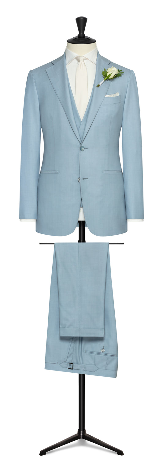 Light blue wool