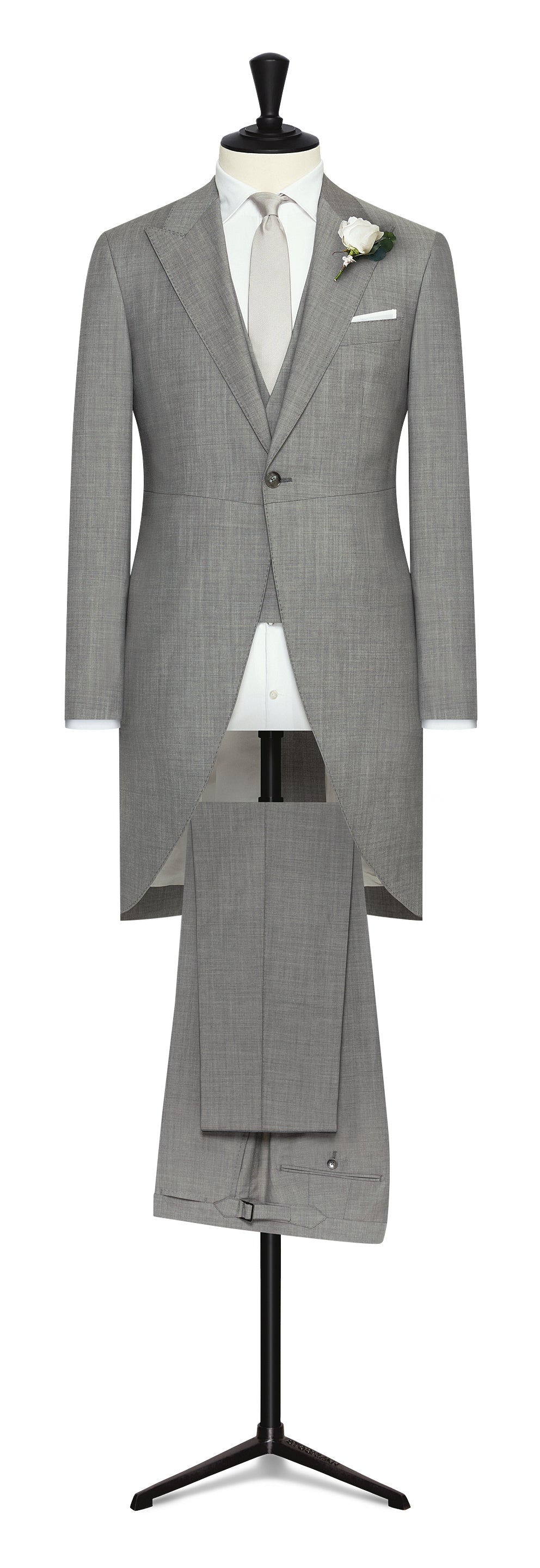 Light grey solaro wool