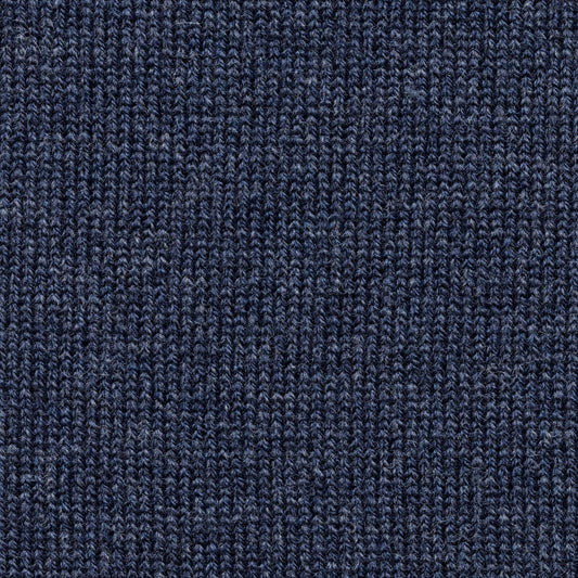 Denim blue wool-cashmere