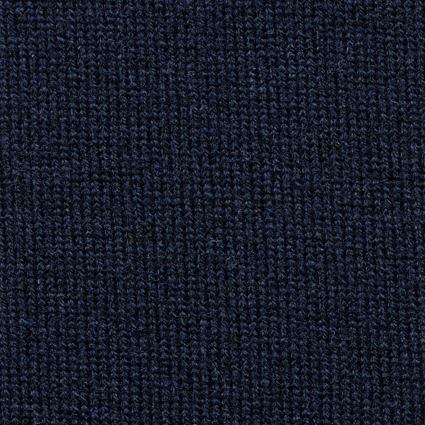 Navy blue wool-cashmere