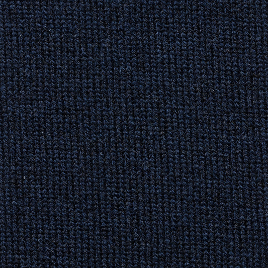 Navy blue wool-cashmere