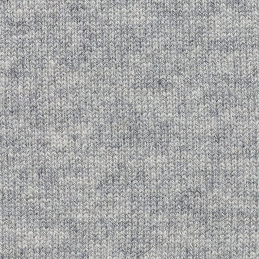 Light heathered grey wool-cashmere