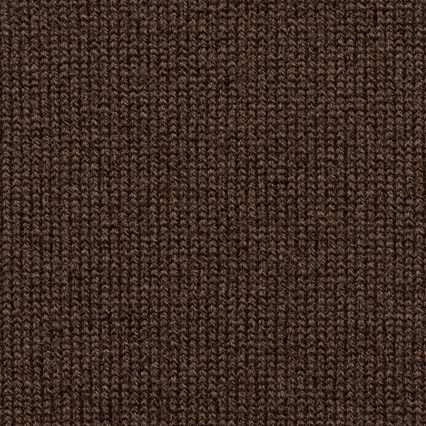 Chocolate brown wool-cashmere