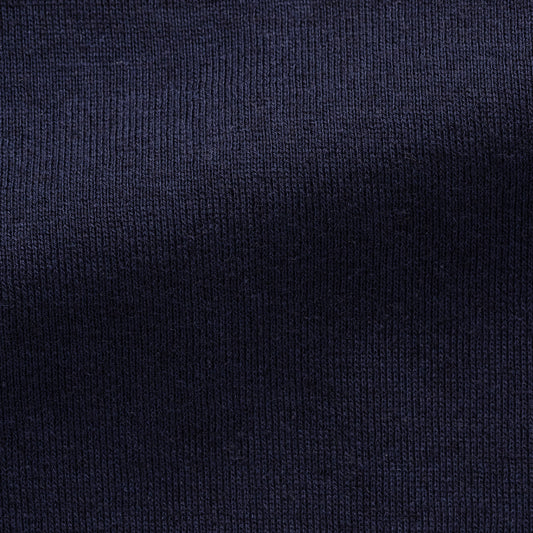 Navy blue cotton-cashmere