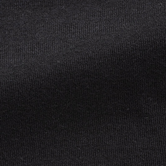 Black cotton-cashmere