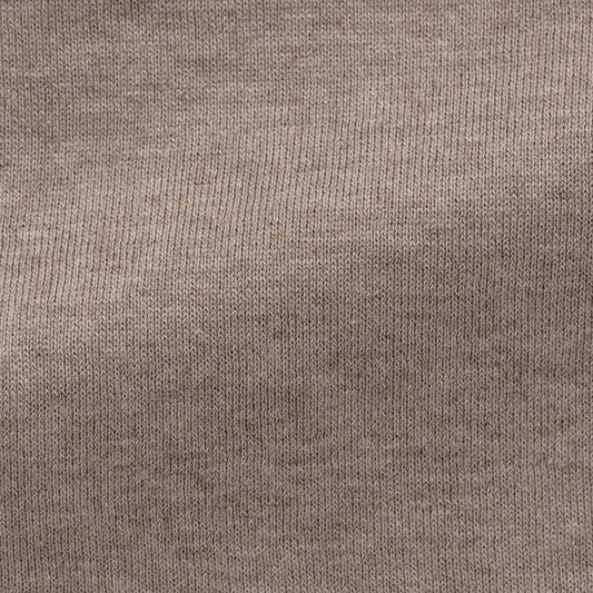 Beige cotton-cashmere