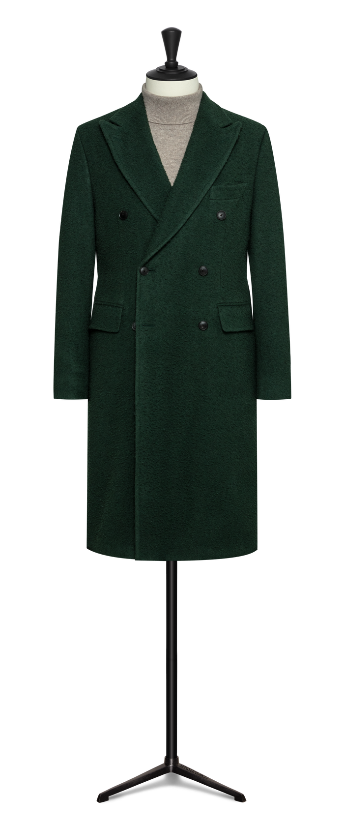 Bottle green wool