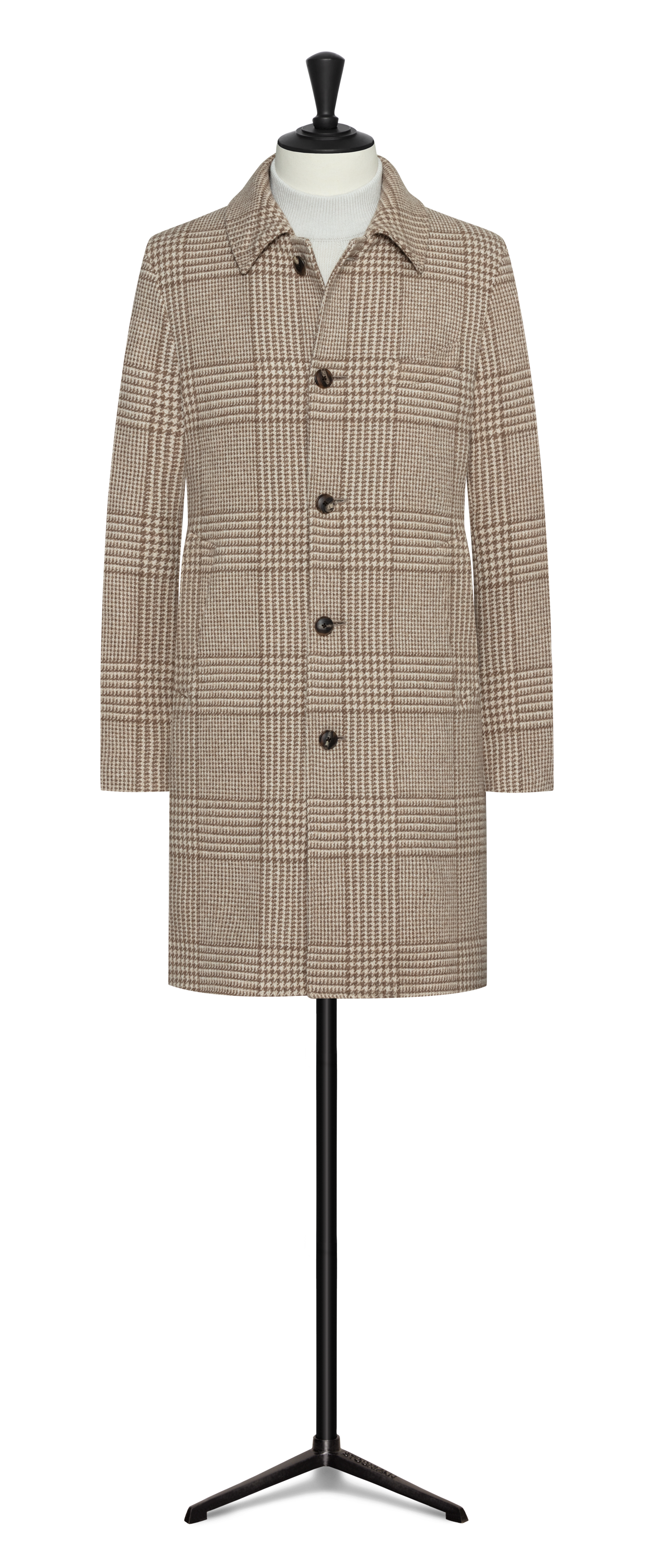 Beige wool-cashmere
