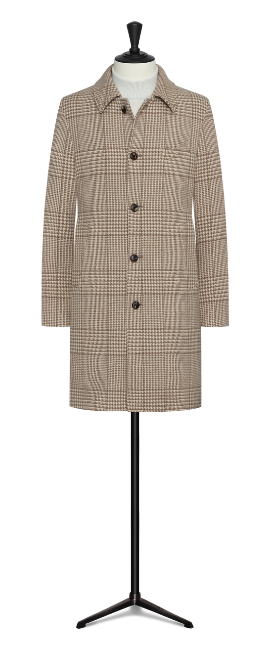 Beige wool-cashmere