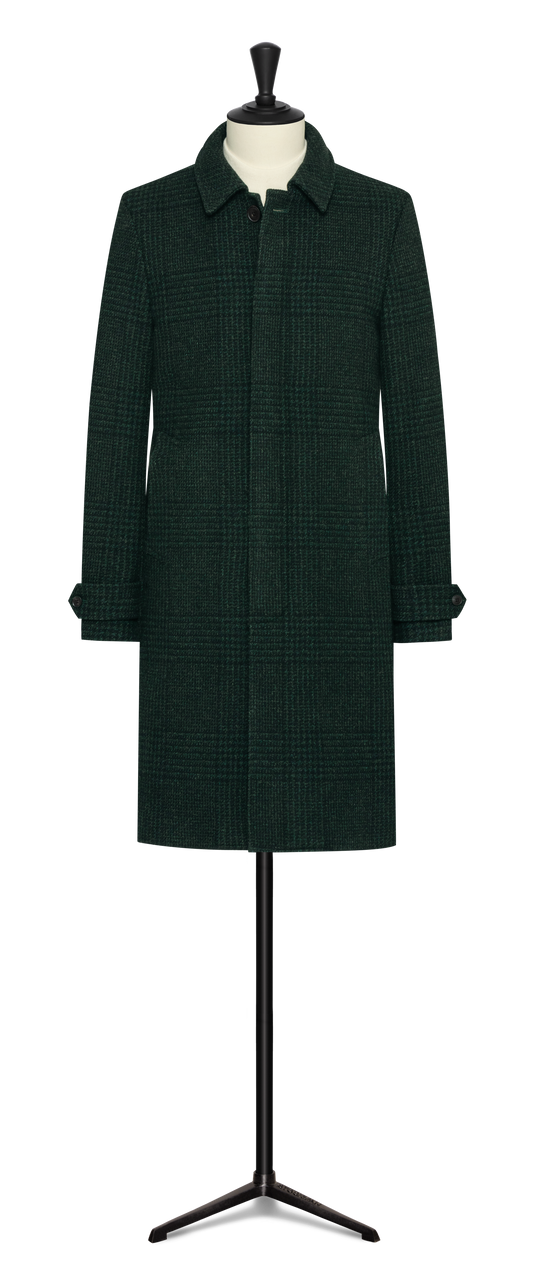 Forest green wool-cashmere
