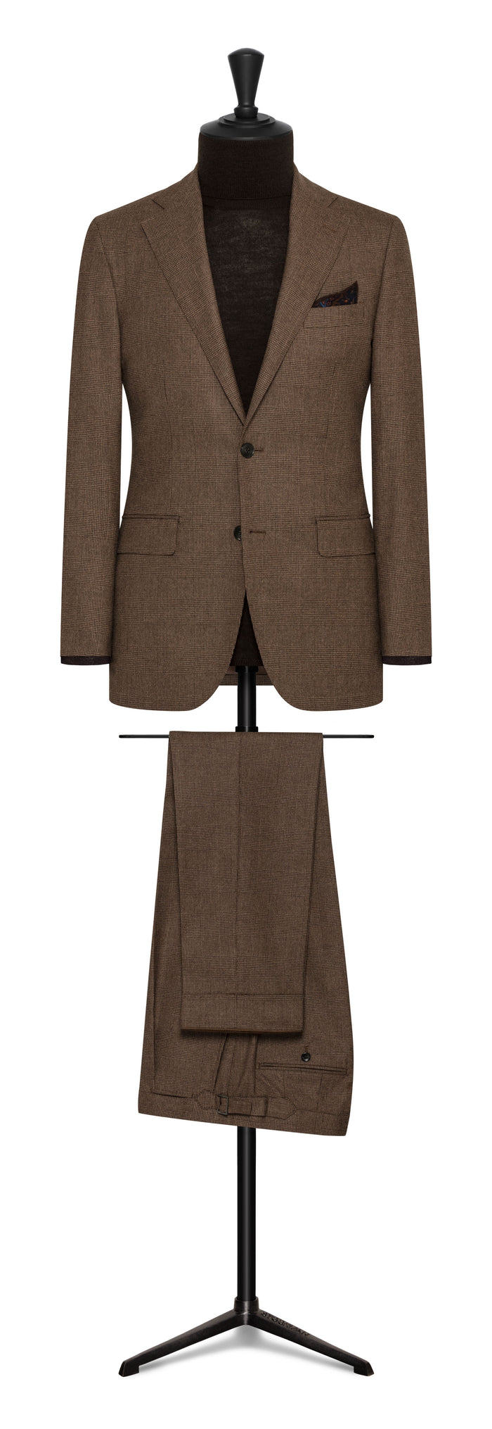 MID BROWN WOOL-CASHMERE