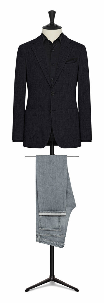 Zano maatjasje in een zware flannel stretch. Goed te combineren met grijze en zwarte Zano jeans!