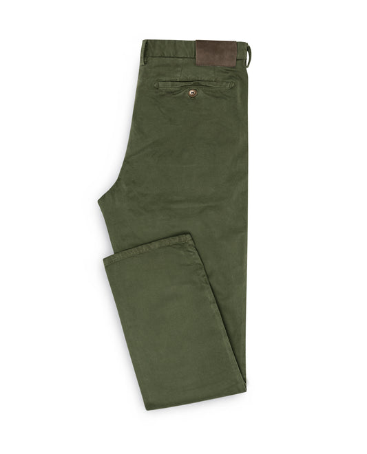 Dusty olive broken twill