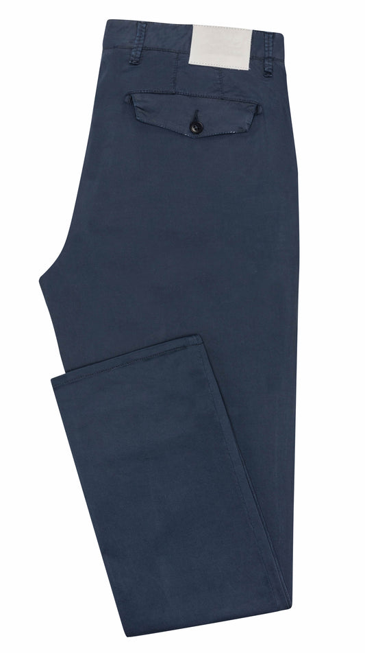 Dark blue fine twill