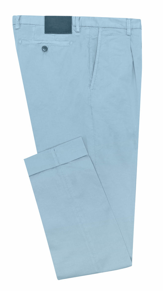 Light blue fine twill