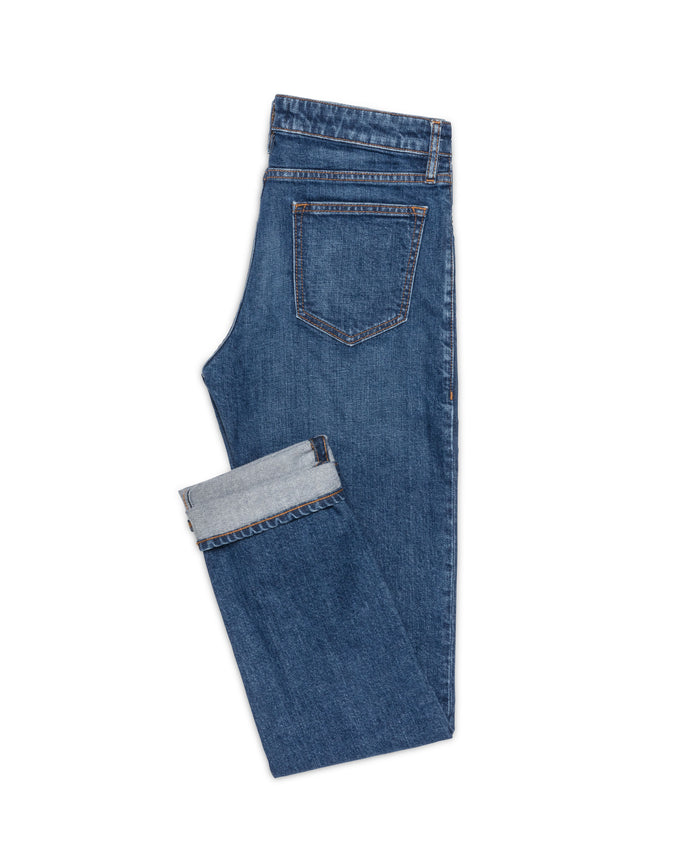 MID BLUE STRETCH JEANS