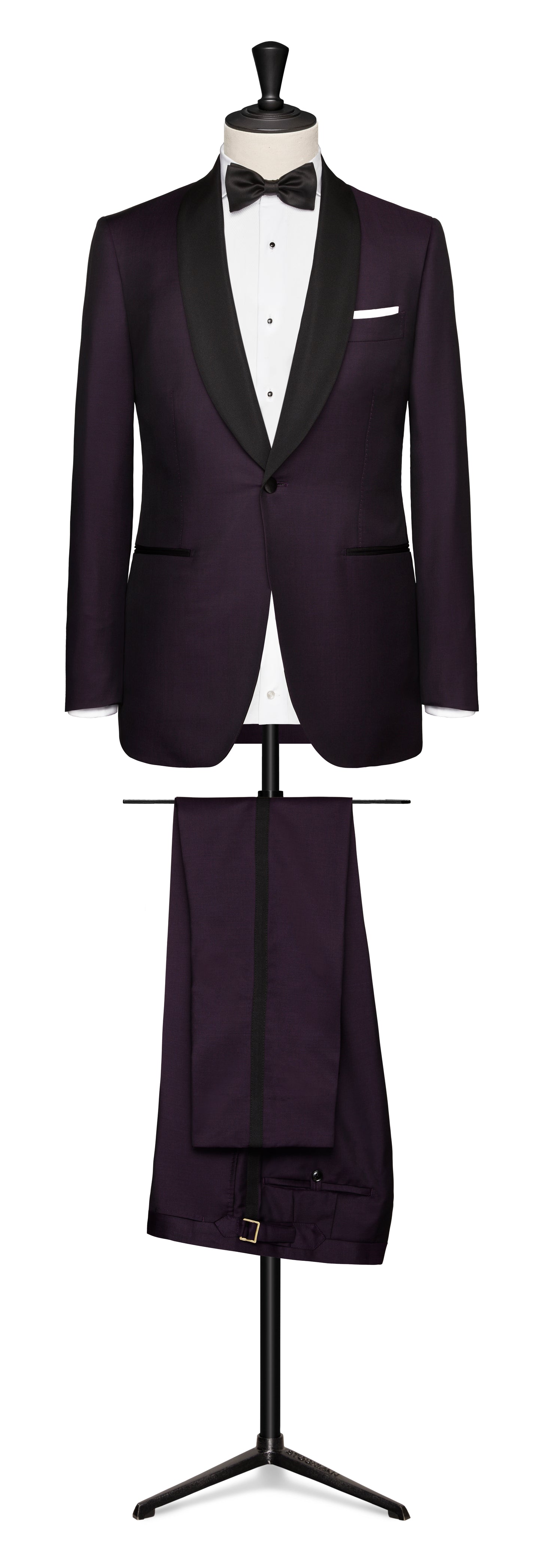 Aubergine twill
