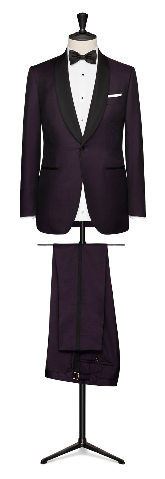 Aubergine twill